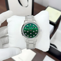Montre chronographe Turck 38 mm automatique mécanique en acier inoxydable avec verre saphir pour homme et femme, luxe, mode, aiguilles analogiques