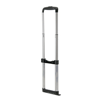 Pièces de rechange pour bagages : Poignée de valise rétractable et réglable en aluminium léger, classique, pour la vente en gros
