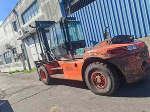 <b>Used</b> Linde 16 Ton Diesel Powered <b>Pallet</b> Truck 3m Lifting Height 4X4 Drive 1 Year Warranty Germany Seated Test & Video Inspection - Product Image 2