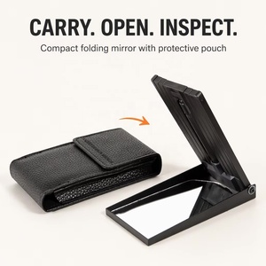 WD-MP Mini <b>Pocket</b> Foldable Inspection <b>Mirror</b> with LED Flashlight for Aviation Security Government Use - Product Image 5