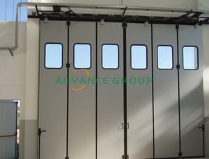 <span class=keywords><strong>Prix</strong></span> usine personnalisé Design moderne facile à installer grande taille de luxe en acier <span class=keywords><strong>Hangar</strong></span> pliant portes de sécurité - Product Image 3