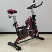 Vélo d'intérieur en acier inoxydable avec système de freinage magnétique pour le cyclisme à domicile