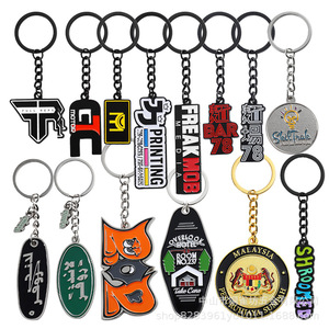 QY promotionnel en gros personnalisé porte-clés en métal logo personnalisé porte-clés cadeau promotionnel d'entreprise - Product Image 4