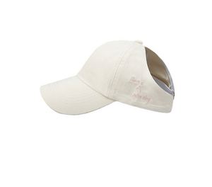 Gorras deportivas unisex de algodón de alta calidad con bordado, sin espalda, para coleta, estilo béisbol, de tela común, para venta al por mayor - Product Image 5