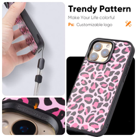 Coque de téléphone magnétique en acrylique avec double panneau détachable, impression UV, protection 3in1 personnalisée pour IPhone16 16 Pro Max 17