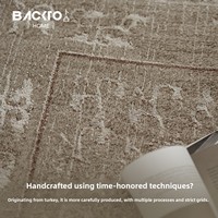 BACKTO Türkischer Importierter Getufteter Polyester-Teppich Wohnzimmer Luxuriöses Hochwertiges Gefühl Sofa Schlafzimmer Vintage Persischer Stil
