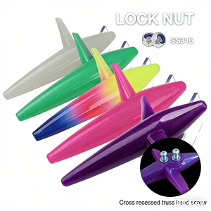 Señuelo de Pesca con Aleta de Ángulo Ajustable, Flexible y Luminoso para Pesca de Atún y Marlín en Alta Mar - Product Image 2