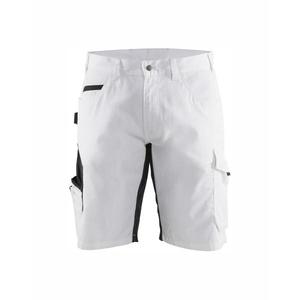 BLAKLADER - 109413301098C48 Painters <b>shorts</b> with <b>stretch</b> White/Dark grey - EAN 7330509748411 <b>WORK</b> TROUSERS <b>WORK</b> <b>SHORTS</b> - Product Image 1