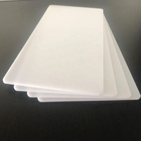 Feuille acrylique de 3 mm d'épaisseur, couleur blanc opale, blanc laiteux, blanc laiteux, PMMA, plexiglas, feuille acrylique
