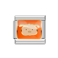 Breloques modulaires italiennes en acier inoxydable 9 mm, animaux mignons, dessins animés, émail, pour bracelets Nomination, accessoires de bijoux DIY, cadeau