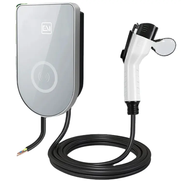 ZR-USO07-3 IP67 AC Type1 Charging Wallbox 50A 11.5KW EV Charger Station for Electric Car Swipe Card to Start