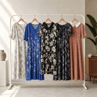 Robe pour femme avec fermeture éclair au dos, fermeture éclair discrète et lisse, facile à porter
