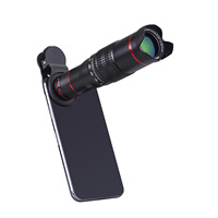 Téléphone portable Mini télescope portable Zoom 12x Objectif macro pour appareil photo de smartphone