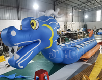 Pas cher adultes gonfler bateau d'eau nouveau dragon conception bateaux de sports nautiques 12 sièges ou personnalisé Dragon Ship