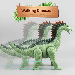 Juguetes transfronterizos para niños que caminan poniendo huevos eléctricos de cuello largo dragón luz llamada proyección modelo de dinosaurio eléctrico - Product Image 4