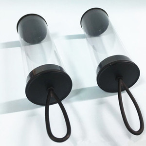 Tube de rangement de peinture portable cylindre en plastique PVC <span class=keywords><strong>pour</strong></span> fournitures d'artiste, emballage de tube transparent de ramassage de balle de tennis - Product Image 4