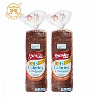 Bolsa de plástico para pan, embalaje de celofán para alimentos, almacenamiento, panadería, tostadas, sándwich, bolsa de plástico transparente para embalaje de pan