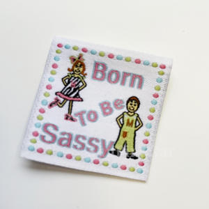 Al por mayor personalizado tejido <span class=keywords><strong>costura</strong></span> <span class=keywords><strong>personalizada</strong></span> etiquetas de prendas de vestir de etiqueta - Product Image 1