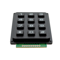Módulo de Teclado Matricial OKY0272-3 4X3 con 12 Teclas, 43 Teclas de Plástico