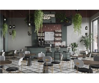 Meubles de Restaurant Design d'intérieur café-Bar, comptoir