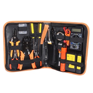 Kit de Herramientas de Red RJ45 de 17 Piezas con Herramienta de Crimpado, Probador de Cables, Multímetro Digital y Soldador <span class=keywords><strong>para</strong></span> Cat5 y Cat6 - Product Image 2