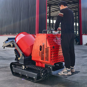 Mini bétonnière de type chenille AIDE de haute qualité, moteur diesel KUBOTA (moteur inclus), transmission hydrostatique sur chenilles, productivité de 2 m/h - Product Image 3