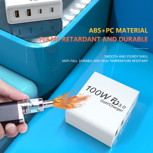 PD100W nitreto de gálio carregamento rápido do telefone móvel e carregador portátil 100W potência de saída com proteção OVP - Product Image 5