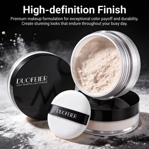 Iluminador en <span class=keywords><strong>Polvo</strong></span> Suelto, Maquillaje, Control de Grasa, Larga Duración, Resistente a las Manchas, <span class=keywords><strong>Polvo</strong></span> Fijador con Efecto Difuminado, Acabado Natural, Piel Grasa - Product Image 4