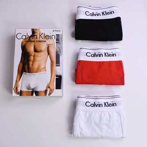 Calzoncillos de Diseño de Lujo <span class=keywords><strong>Calvin</strong></span> Klein, Alta Elasticidad, Antibacterianos, Cintura Media, Tallas Grandes, Bóxers de Diseñador, Ropa Interior Sexy para Hombre - Product Image 3