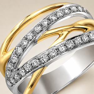 Anello Geometrico a Linee per Donne, Elegante Gioiello da Dito alla Moda - Product Image 5