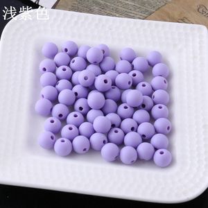 Пятно оптом 10 мм 12 мм 16 мм 18 мм 20 мм цветной глазурь смешанный пластиковый акриловый матовый шарик для продажи - Product Image 5