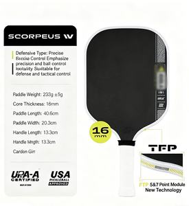 Ben Johns Pro IV Pickle ball Paddel Gen4USAPA Zugelassenes thermo geformtes Toray T700Carbon14mm/16mmTFPFoamCore für Play Portable Edgeless - Product Image 6
