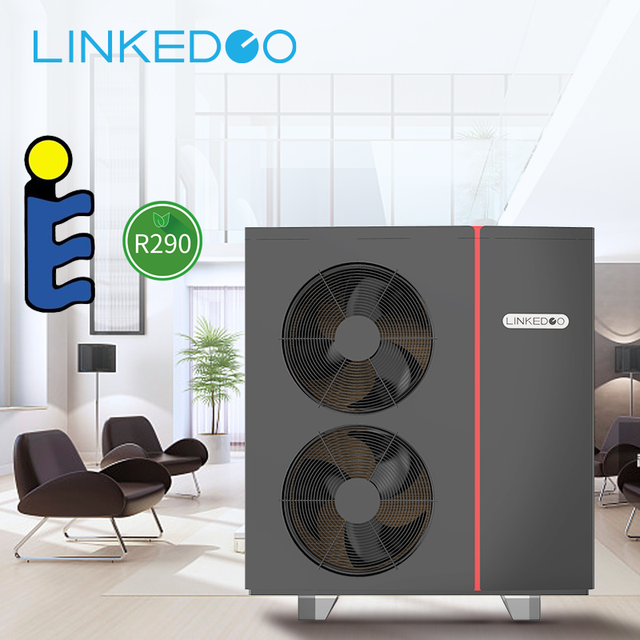 Hot Selling R32 Low Noise Inverter Heat Pump Monoblock Air to Water Heat Pump for Heating and Cooling