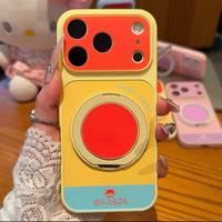 Coque antichoc personnalisable avec béquille pivotante pour iPhone 18 17 Pro Max, en TPU, couleur Macaron, grande fenêtre, protection optimale