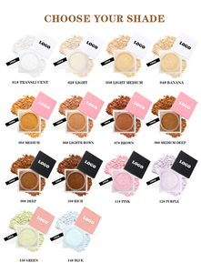 Polvo Suelto Vegano para Control de Grasa Facial, Cosméticos Resistentes al Agua de Marca Privada, Polvo Fijador de Maquillaje Rosa - Product Image 3