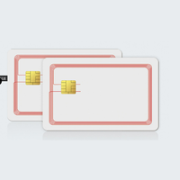Cartes de contrôle d'accès Java JCOP à double interface pour processeur, avec bande magnétique, vente en gros du fabricant