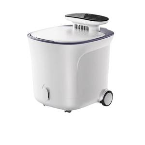 Bassin chauffant pour les pieds AUX avec séchage à l'air chaud, massage et contrôle de la minuterie pour soulager les pieds et les jambes - Product Image 2