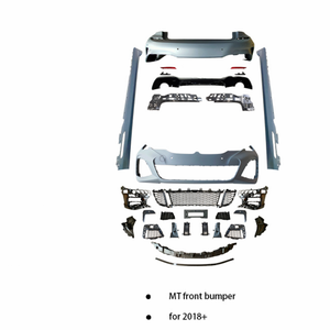 2025 <span class=keywords><strong>pare</strong></span>-chocs de voiture pièces de carrosserie PP <span class=keywords><strong>plastique</strong></span> fibre de carbone 3 pièces Style MT lèvre avant séparateur de becquet avant pour BMW série 3 G20 2020 - Product Image 3