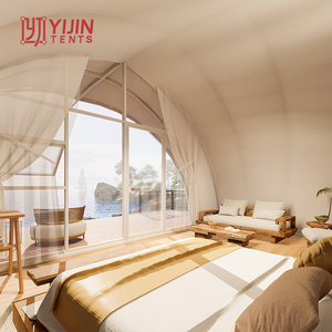 Cocoon de luxe extérieur préfabriqué Glamping Safari <span class=keywords><strong>tente</strong></span> hôtel <span class=keywords><strong>camping</strong></span> avec <span class=keywords><strong>WC</strong></span> - Product Image 6