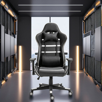 2024 personnalisé usine 4D accoudoir en cuir chaise pivotante pliable tournante chaise de jeu inclinable avec métal pour une utilisation au bureau à domicile