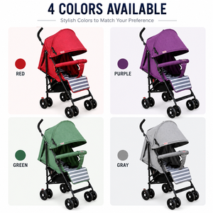 Poussette légère 3 en 1 pour bébé, pliage compact, <span class=keywords><strong>parapluie</strong></span>, voyage, voiture pour enfants âgés de 3 ans, dossier réglable, poussette pour bébé - Product Image 2