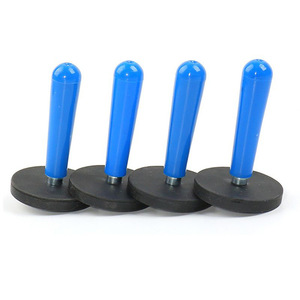 4 Piezas D43 Soporte Magnético Recubierto de Goma para Aplicación de Película de Coche, Herramienta Antirrayas para Montaje de Carrocería - Product Image 3