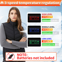 Veste et gilet chauffants en toile avec batterie rechargeable et banque d'alimentation pour hommes et femmes, pour la chasse, le ski et les activités de plein air en hiver