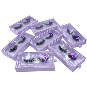 Scatola del cassetto dell'etichetta privata che imballa la cassa delle ciglia scatola di imballaggio delle ciglia scatole logo personalizzato - Product Image 5