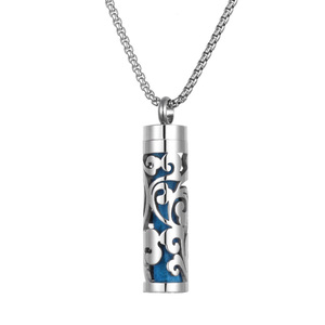 Collier diffuseur d'huiles essentielles en acier inoxydable pour aromathérapie - Product Image 5