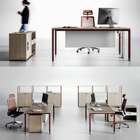 En vente Fabricant Lysun Bureau au design simple et moderne Gestionnaire de salle d'ordinateurs Table de bureau
