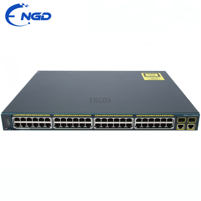 Used Enterprise 48 Port PoE Gigabit Switch Layer2 Intelligent Managed Switch With Optical Uplink Interface WS-C2960+48PST-L/S