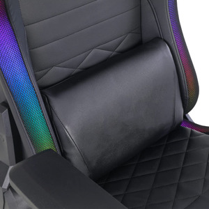 Silla <span class=keywords><strong>Gamer</strong></span> Con <span class=keywords><strong>Luces</strong></span> <span class=keywords><strong>LED</strong></span> Y Masajeador Lumbar White Racing Chairs Cadeira De Jogos Silla <span class=keywords><strong>Gamer</strong></span> Rgb Rosa Masaje Silla Gaming - Product Image 5