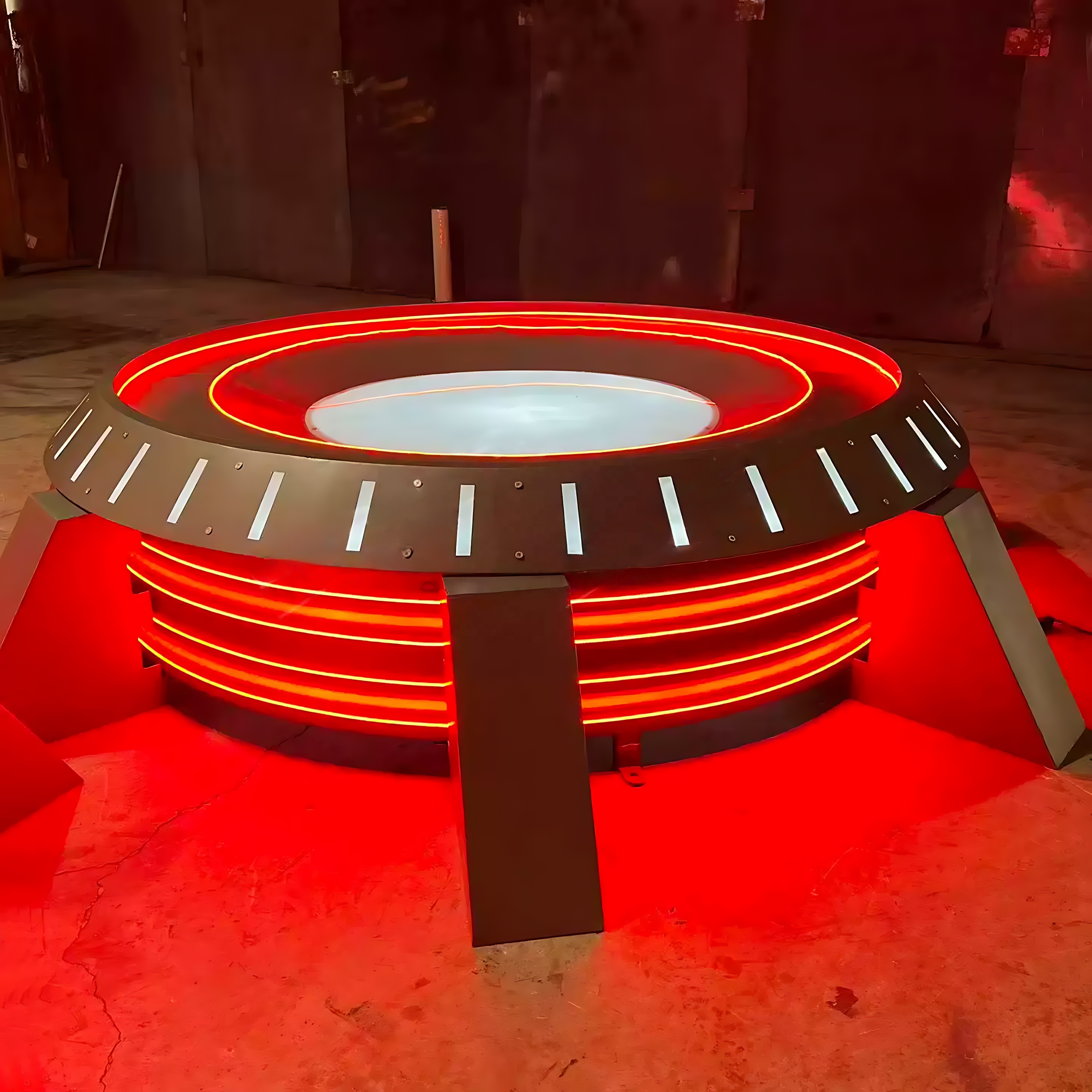 Modern Sci-Fi Gear Style Ceiling Lamp Iron Art Decorative Ambient Light for Cinema Pub Theme Restaurant Interior Design