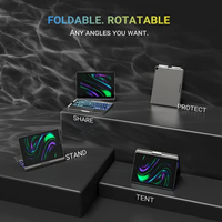Funda con Teclado Giratorio 360° para iPad, con Trackpad, Retroiluminación de 7 Colores y Soporte para Lápiz, Compatible con iPad 10.2 (7ª, 8ª y 9ª Gen), Air 3, Pro 10.5 Pulgadas